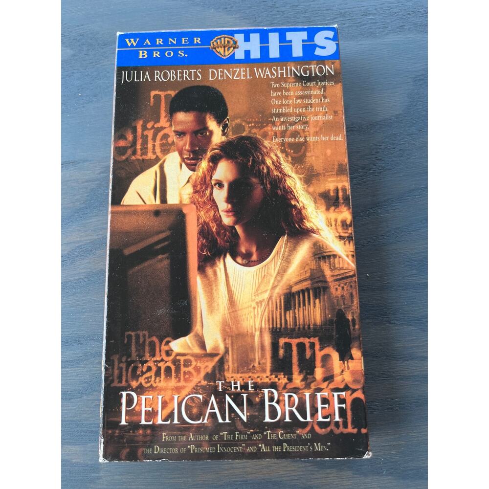 The Pelican Brief Thriller Movie Vintage 1993 VHS Tape Pre-Loved